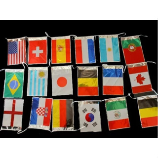 Bandeiras do Futebol Europeu, banners bandeiras cordão 24 países