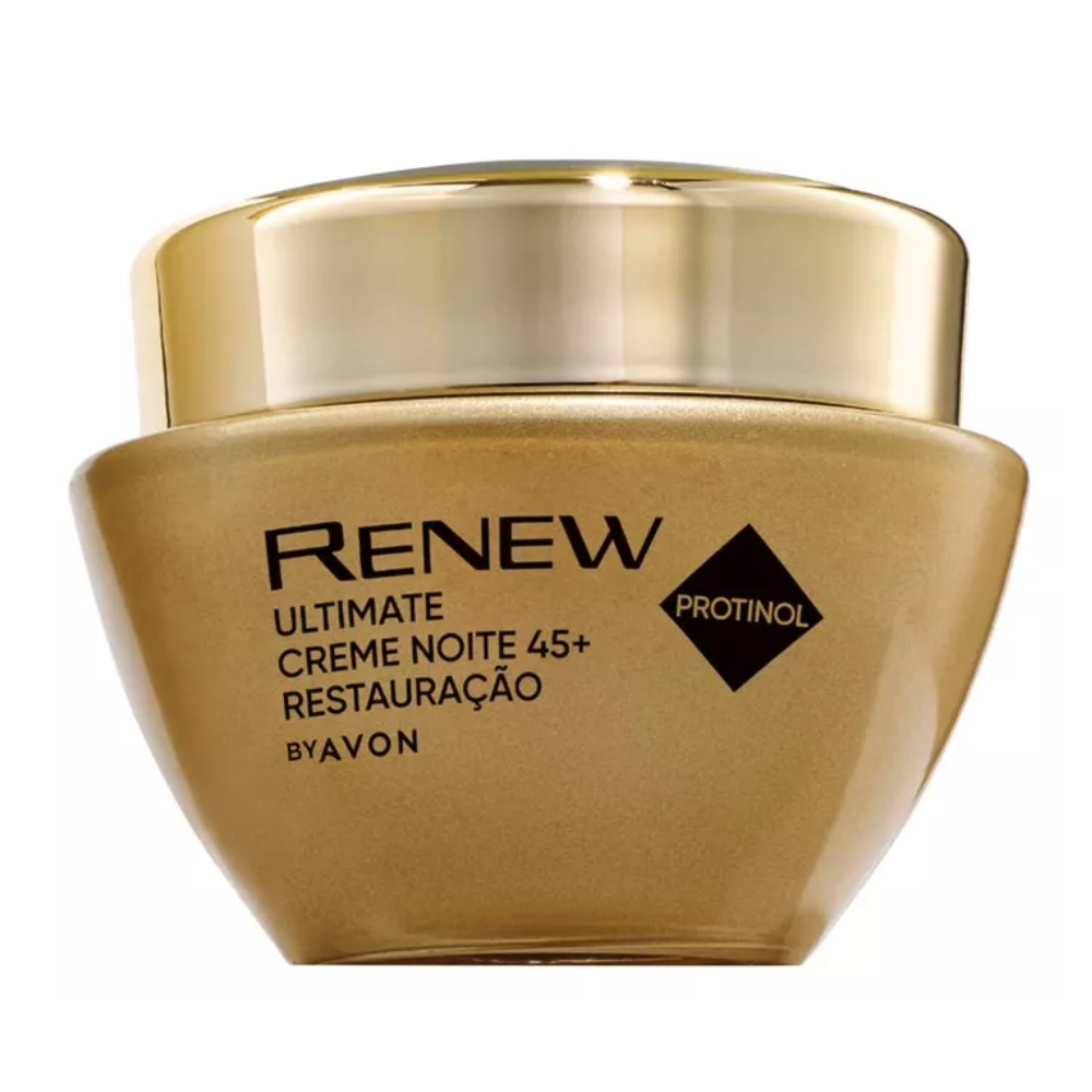 Creme Facial Renew Platinum Noite Protinol 50g - Avon - R$ 89,9