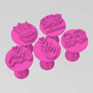 Carimbos para Docinhos Brigadeiro - Kit Dorama