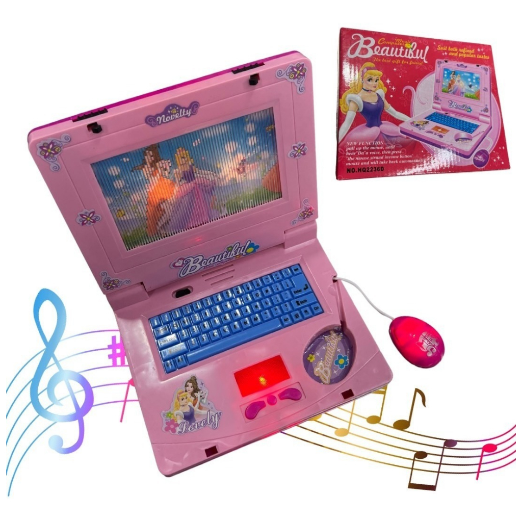 Laptop Infantil Brinquedo Interativo Educativo Menina c/ Som na Americanas  Empresas