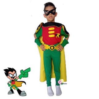 Fantasia infantil de ravena jovens titãs - Kid's Teen Titans Raven Costume