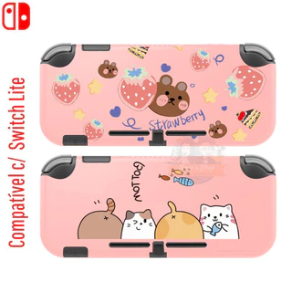 Capa Protetora de PU Estampa Especial Nintendo Switch Lite