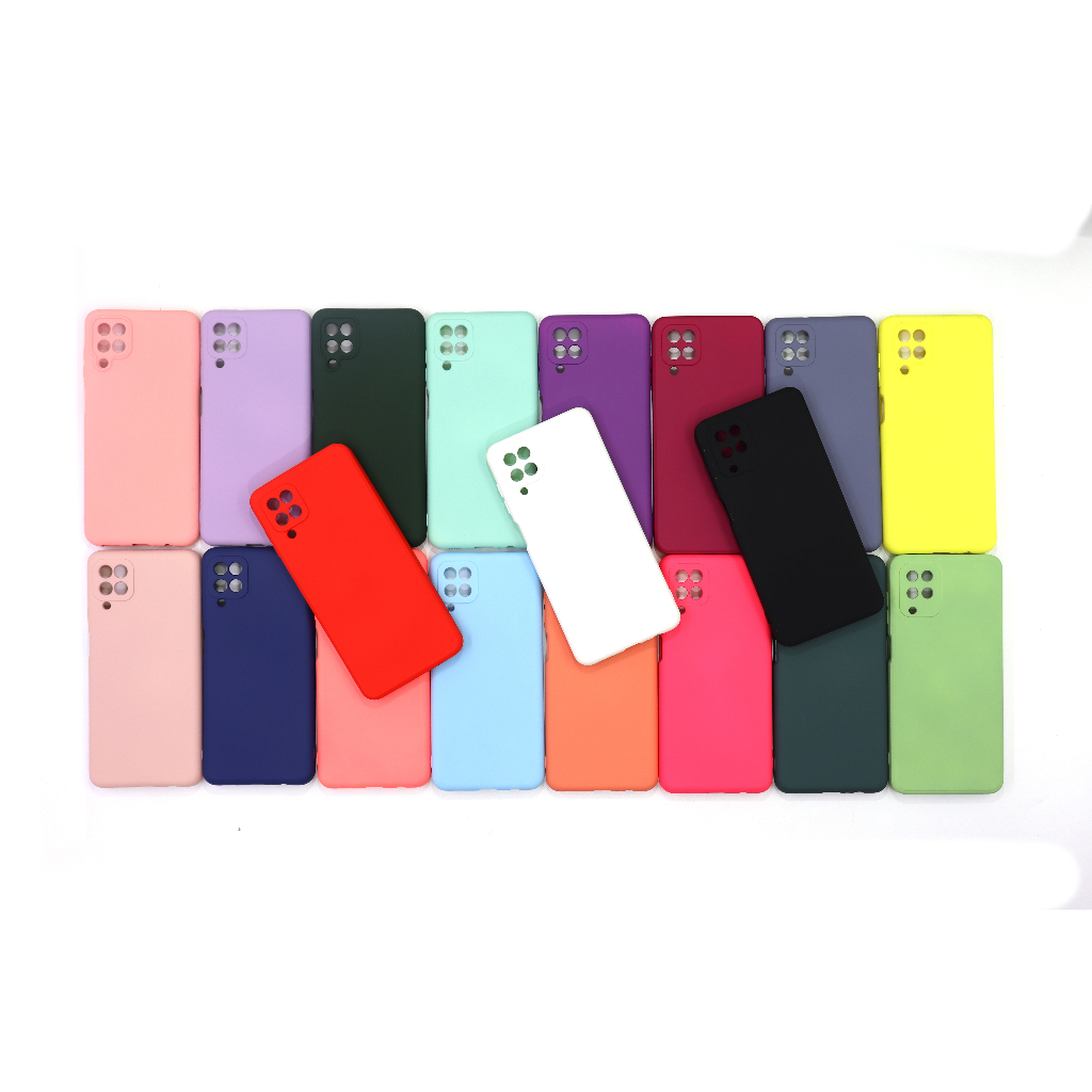Capinha Case Compatível com Galaxy A12 Aveludada Silicone 100% A 12