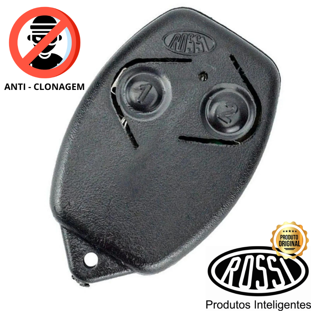 Controle Remoto Motor Portão Rossi HCS TX SAW 433MHz Original