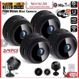 A9 Mini Câmera WiFi 1080p HD Versão Noturna Micro Gravador De Voz De Vídeo Vigilância .