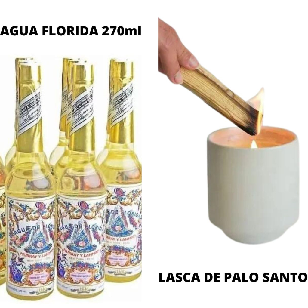 Água De Florida 270 ML Murray y Lanman Direto do Peru + Lasca Palo