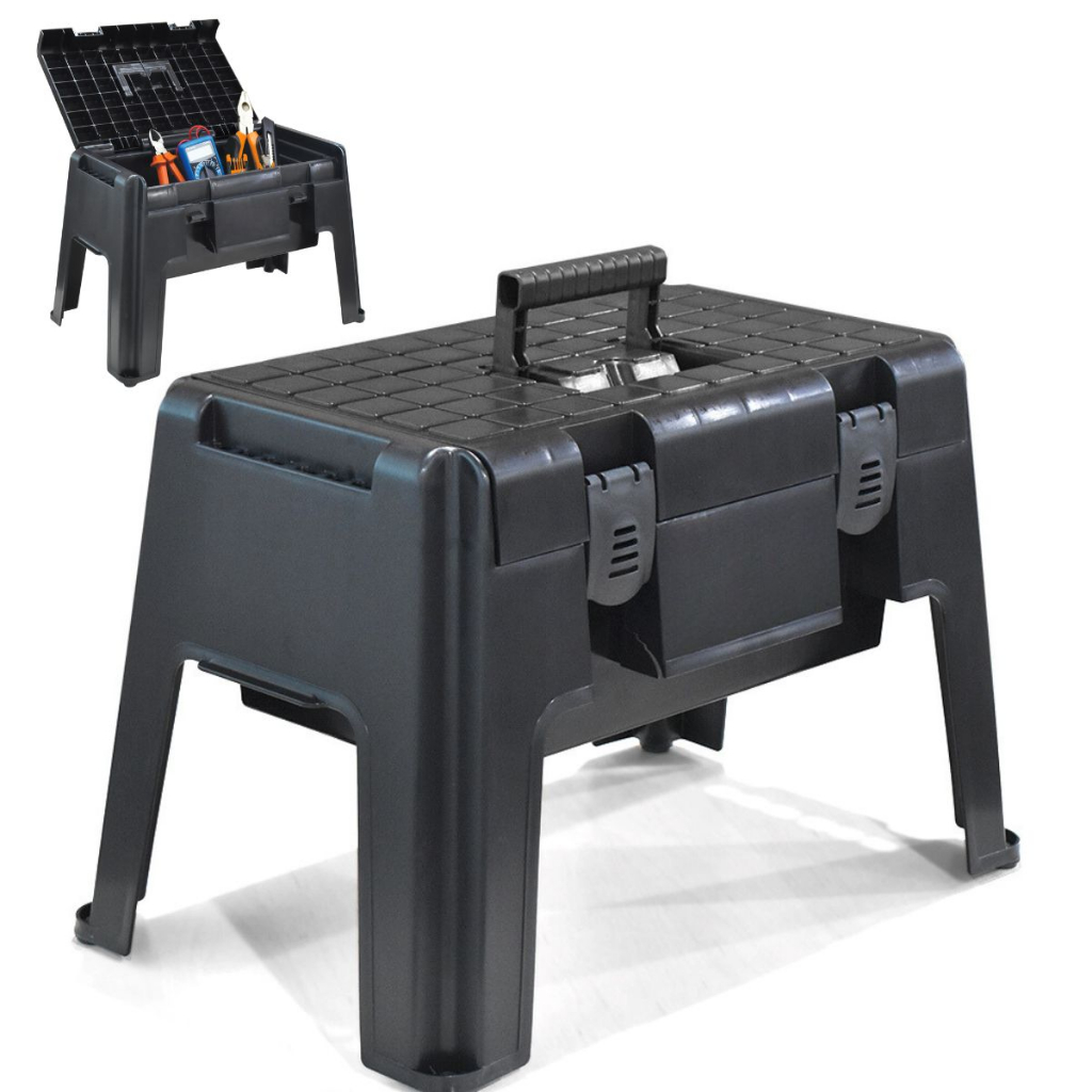 Banqueta Com Compartimento Multiuso E Travas