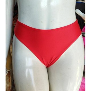 Calcinha de lycra Plus Size Moda Praia fio dental várias cores