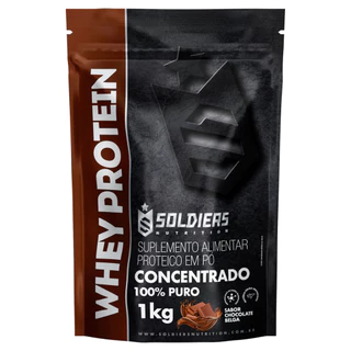 Kit: 3kg Whey Protein Concentrado - 100% Importado - Soldiers Nutrition