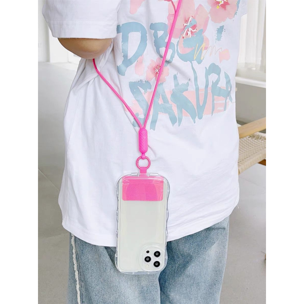 006- Cordão fino de pescoço para suporta de celular