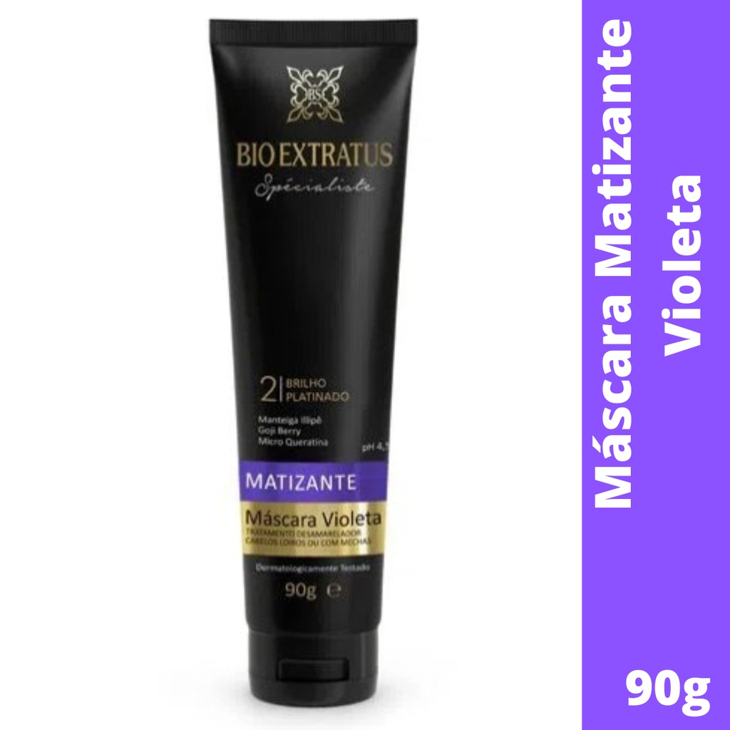 Máscara Bio Extratus Violeta Matizante 90gr/Matizador roxo