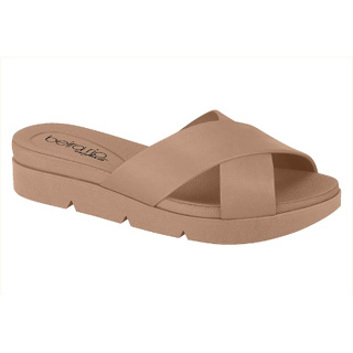 Papete de H Feminina Hermes Birken de Velcro Sandália Baixo Chinelo  Feminino Flatform