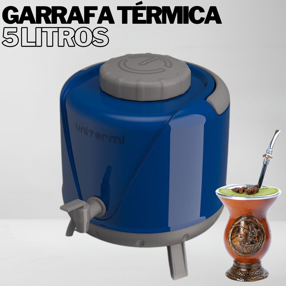 Garrafa Térmica Chimarrão, Café, Terere, Agua 2,5 Lt