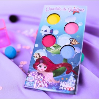 maquiagem infantil, Brinquedo Maquiagem Sombra Olho Bonito para Jogo  Princesa Menina Maquiagem, 24 Cores Paleta Sombras e Maquiagem para  Bochechas para Crianças, Rianpesn