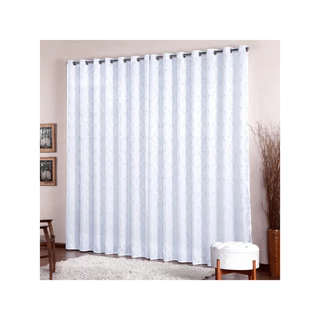 Cortina para Quarto Sala Jacquard Semi Blackout 2,80 M Largura X 1,80 M