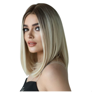 Loira Curto Feminino Feminino Haircut Straight Pelucas Pelo Natural Curto  Sintético Perucas Para Mulheres África Americana De $70,6