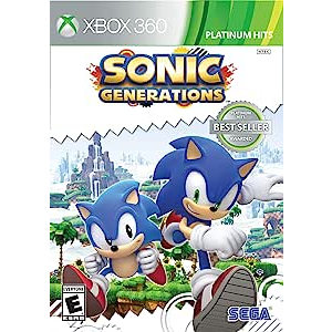 JOGO SONIC GENERATION XBOX 360 MIDIA FISICA USADO