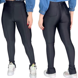 Calça Power Três Zíperes.