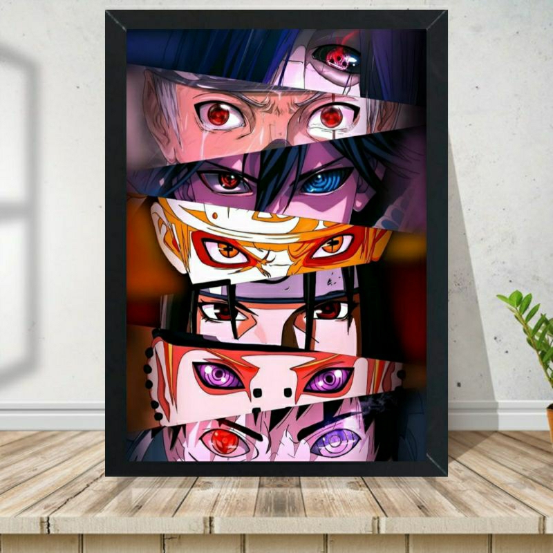 Placa Decorativa - Quadro - Anime - Kakashi - Naruto (v703)