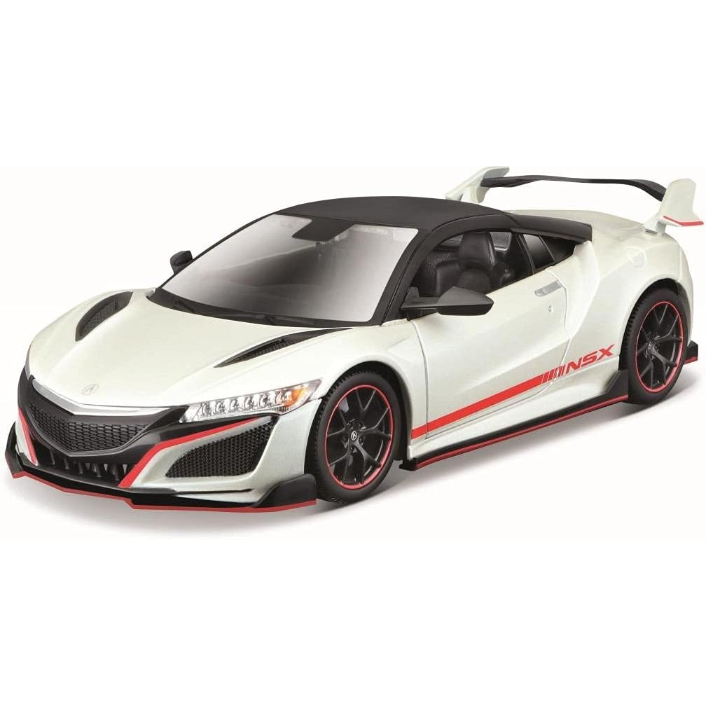 Miniatura Carro Automóvel Acura NSX (2018) Maisto - Escala 1/24 - Branco Perolizado