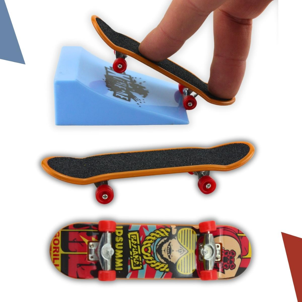 Skate de Dedo, Mini Skate, Skate de dedo com rampa, Skate Dedo