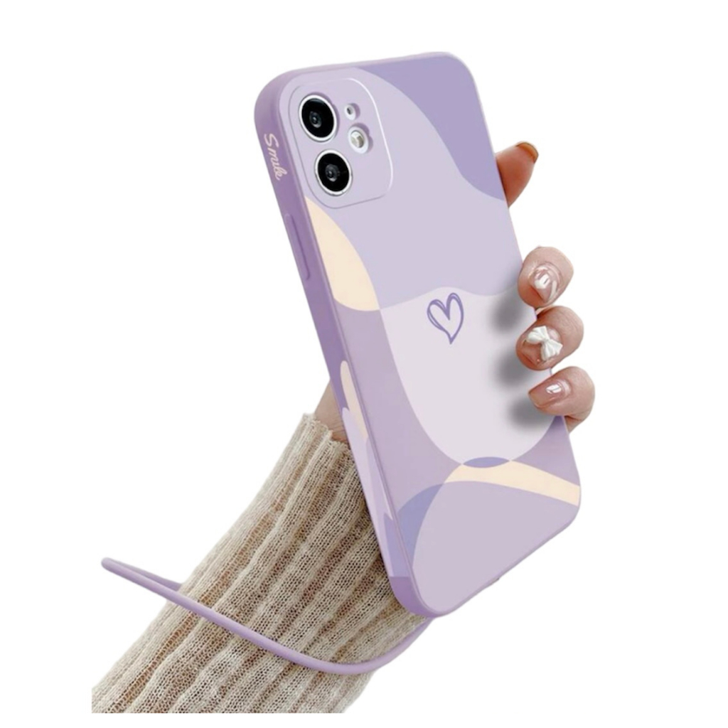Capinha Capa iPhone 7 8 Plus Se Xr 11 12 13 14 Pro Max Case Cordinha de