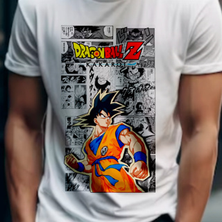 Dragon Ball desenho animado manga curta camiseta, camiseta Son