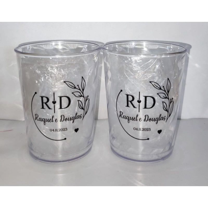 100 Copos Twister De 400 Ml Personalizado Em Silk 1 Cor