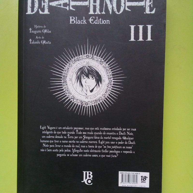 Death Note Black Edition III | Shopee Brasil