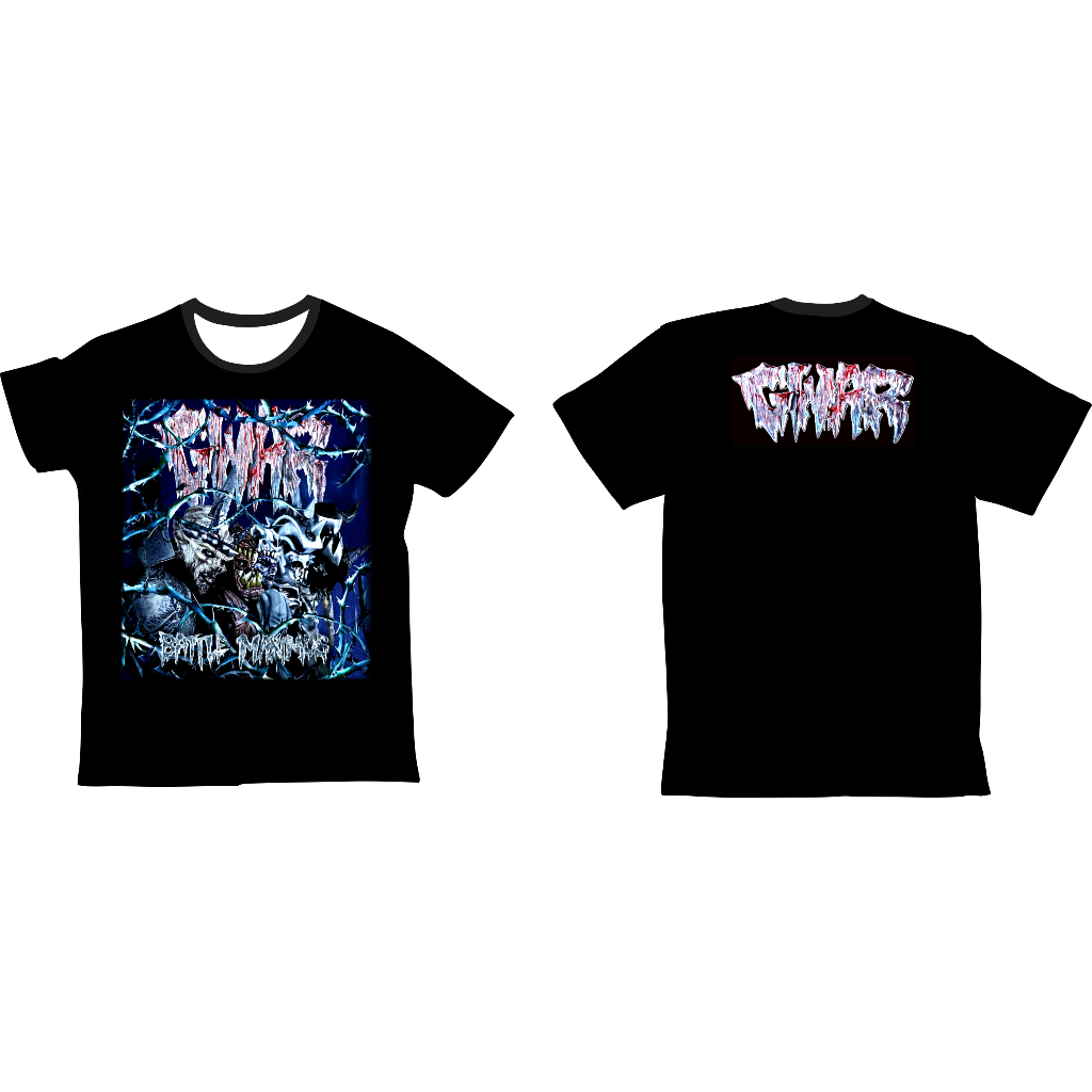 Camiseta Gwar Battle Maximus Tecido Dry Fit Poliéster