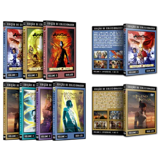 Avatar - A Lenda de Aang e Korra em Dvd