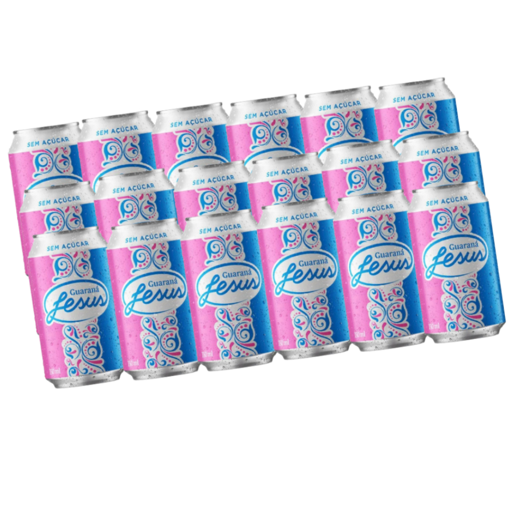 Guaraná Jesus Sabor Do Maranhão Refrigerante Zero Açúcar Pack Com 24 ...