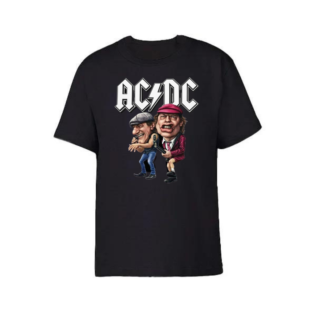 Camisa AC\DC, rock - Logo Grande | Shopee Brasil
