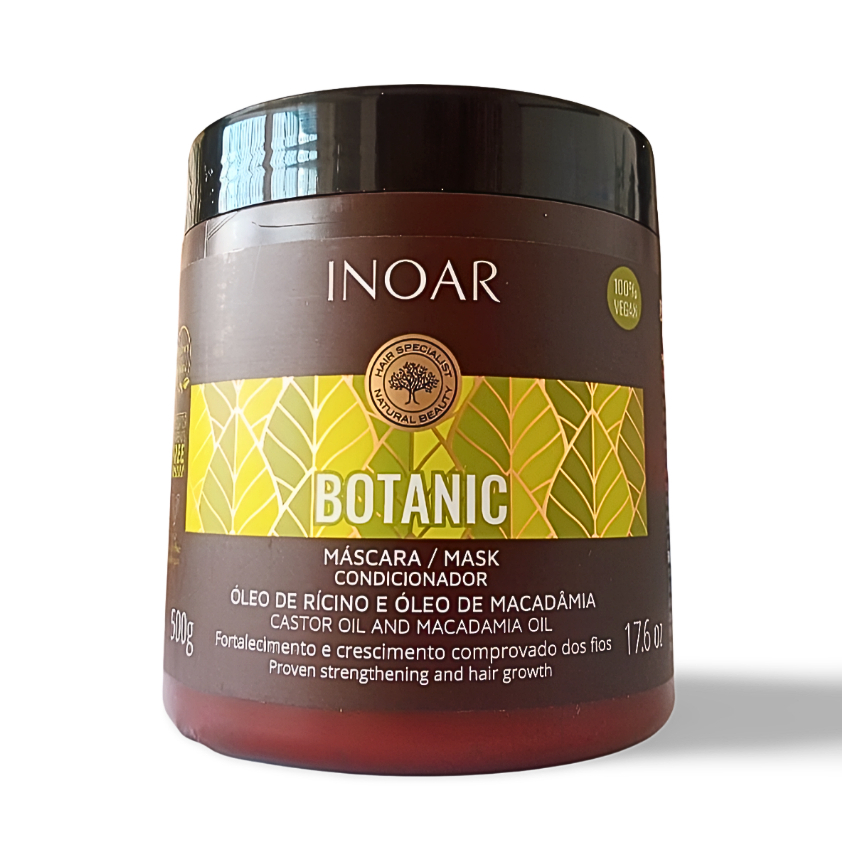 MÁSCARA CAPILAR INOAR BOTANIC 500G | Shopee Brasil