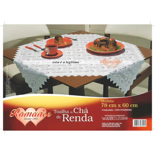 Toalha Toalhas Chá Caminho De Mesa 78x60cm Em Renda Branco Quadrada de Renda em Oferta na Shopee