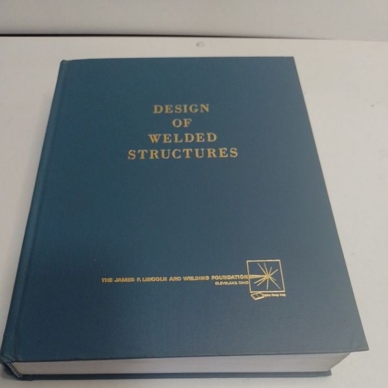 Livro Design of Welded Structures L9970 Shopee Brasil