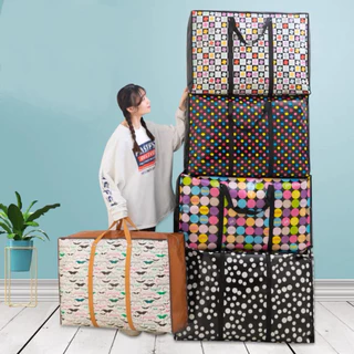 Sacola de Ráfia Para Viagem Feira com Ziper Resistente Ecobag em Oferta na Shopee