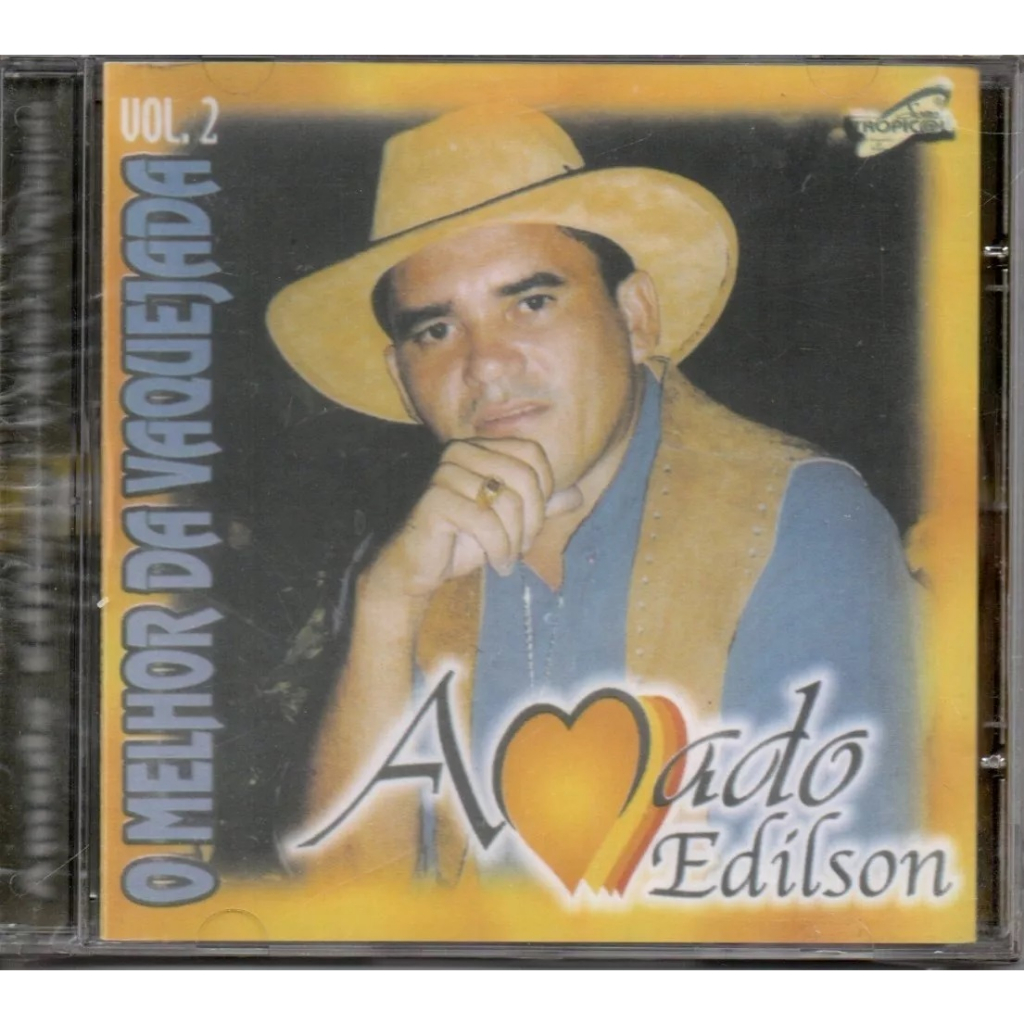 Cd Amado Edilson - O Melhor Da Vaquejada - Vol. 2 | Shopee Brasil