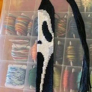 pulseira de macramê personalizada