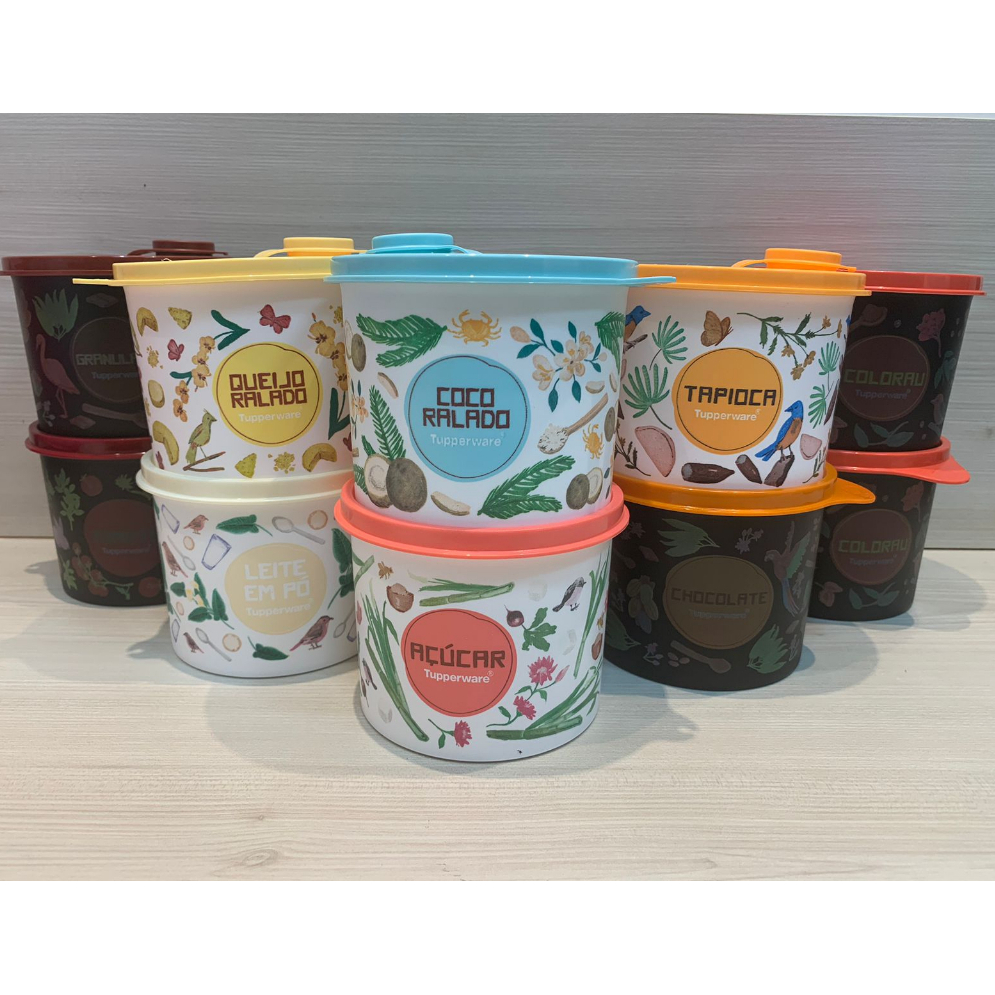 TUPPERWARE REDONDINHA 500 ML - LINHA FLORAL | Shopee Brasil