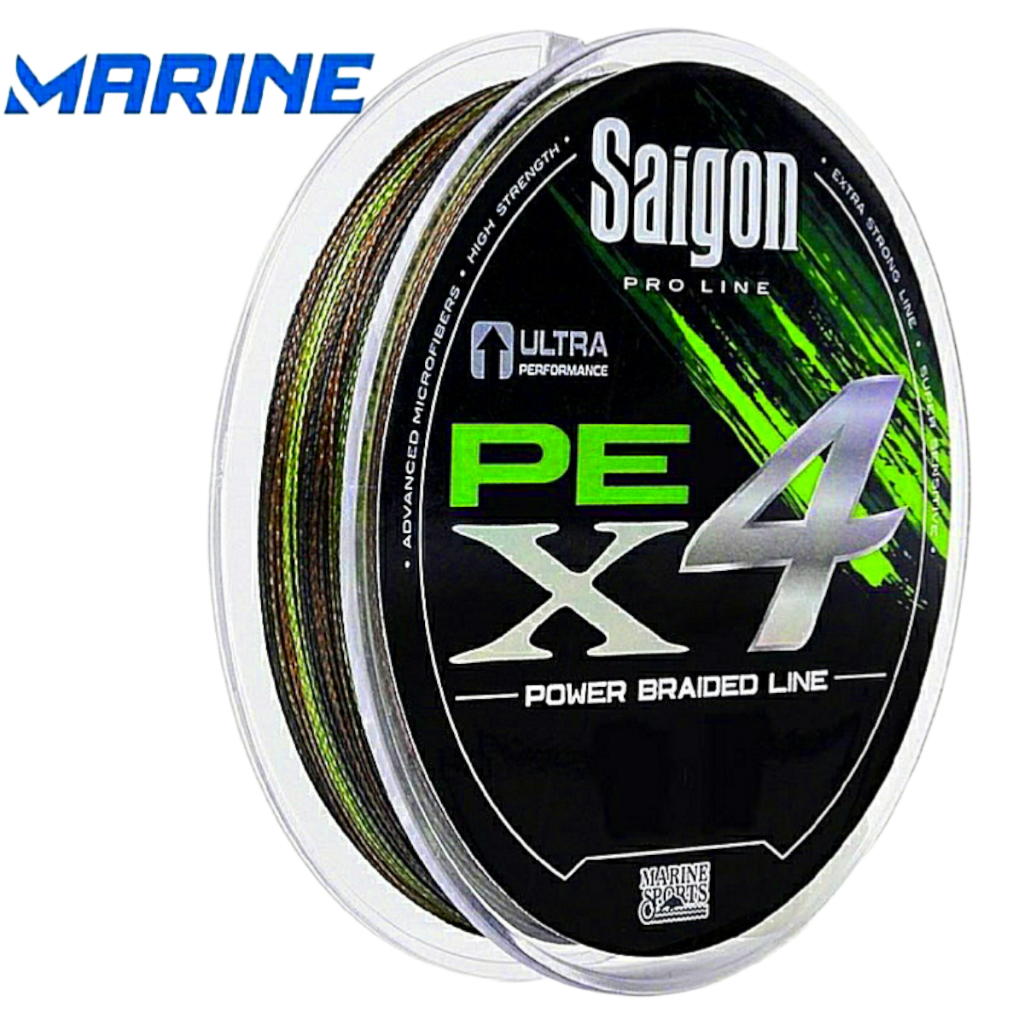 Linha De Pesca Multifilamento Saigon X4 Marine Sports Varias Libragens