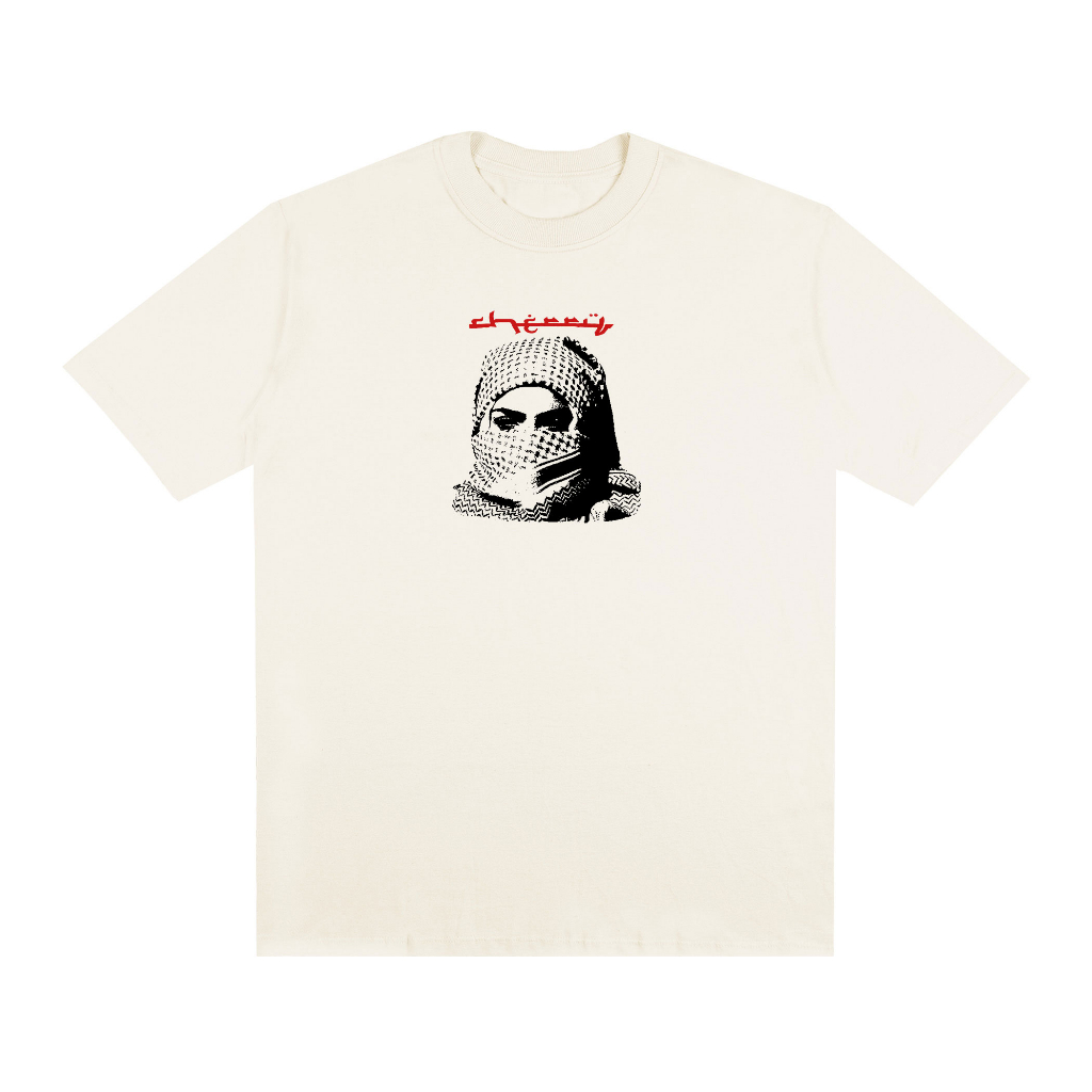 Camiseta Streetwear Cherry Estampada Camiseta Oversized Algodão