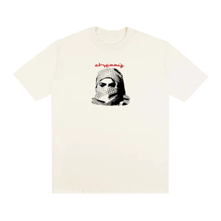Camiseta Streetwear Cherry Estampada Camiseta Oversized Algodão
