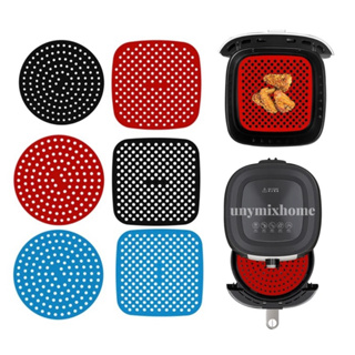 Tapete Protetor Silicone Para Air Fryer Fritadeira Universal - Quadrado/ Redondo