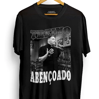 Camiseta Padre Marcelo Rossi Treino Abençoado Unissex
