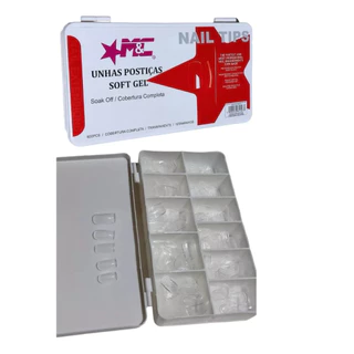 Kit 600 Peças Unhas Postiça Soft Gel SoakOff/ Cobertura Completa Bailarina -M&C em Oferta na Shopee