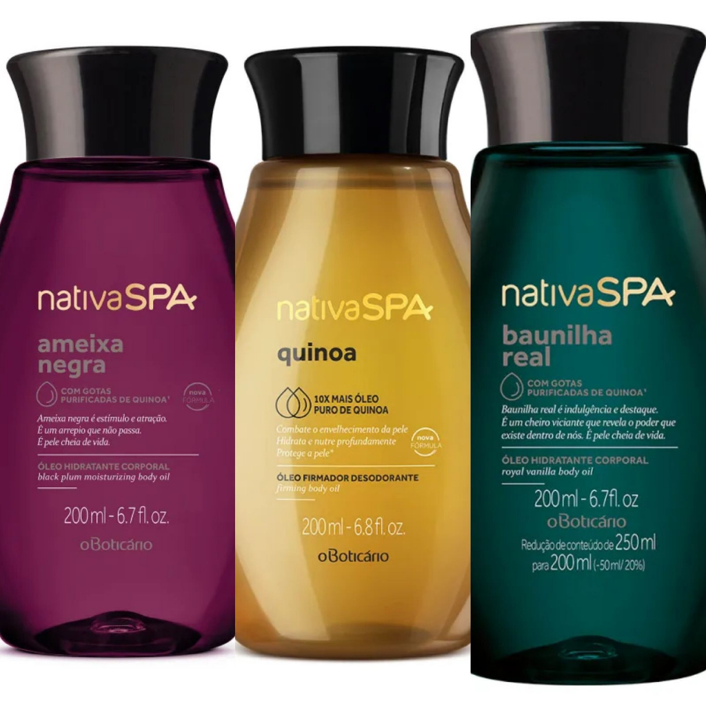 Óleo Hidratante Corporal Nativa SPA - 200ml | Shopee Brasil