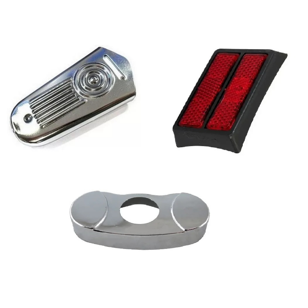 Kit de Acessórios Bicicleta Antiga Monark Barra Circular Caloi Barra Forte