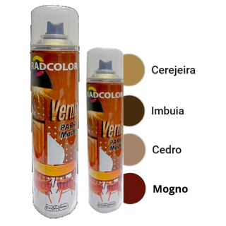 Verniz Spray Para Madeira (escolha A Cor) 400ml Radcolor Verniz especial para madeira e móveis com proteção UV e ótimo acabamento.