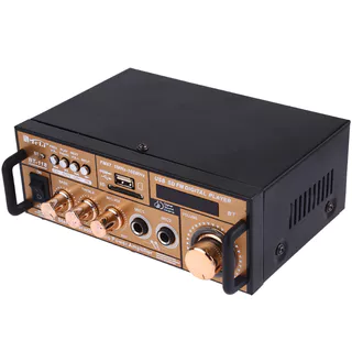 Mini Amplificador De Som Karaoke Usb Mp3 Fm Bluetooth 110v